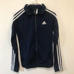 Adidas navy blue track jacket
